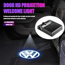 Car Wireless HD Projector Light Car Door Welcome Lamps For Volkswagen Golf R Rline Tiguan Touareg Polo GTI CC Passat Scirocco