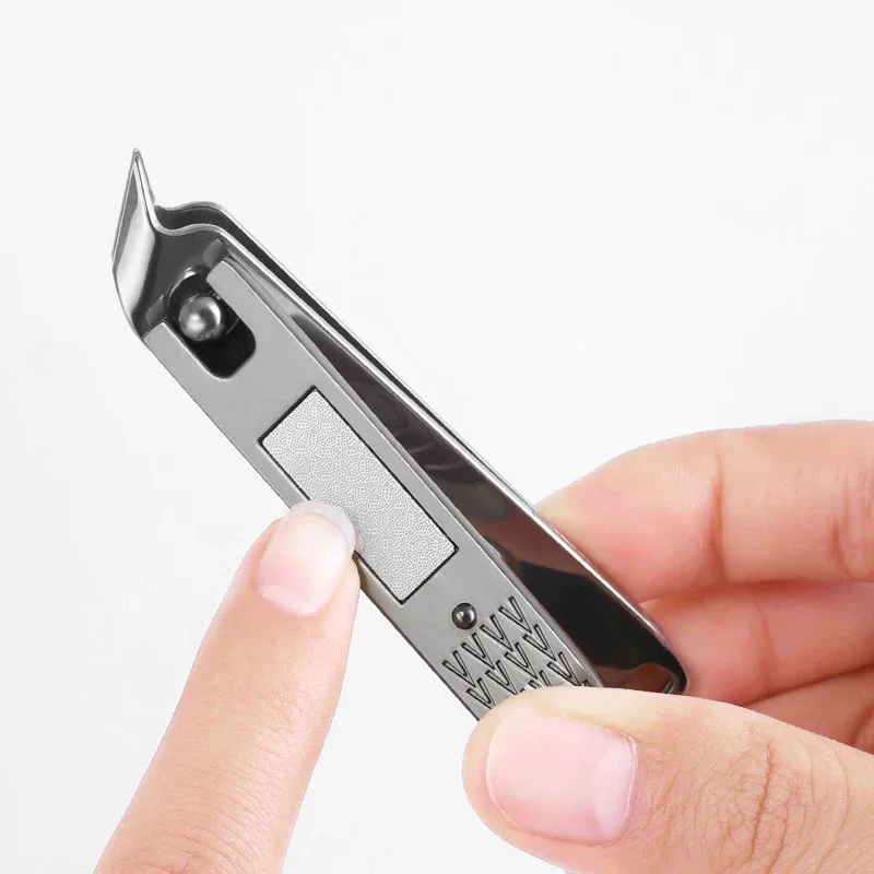 Large Slant Tip Anti-Splash Nail Clipper Ultra Sharp Stainless Steel Manicure Sharp Cutter for Fingernails Toenails for Home Use