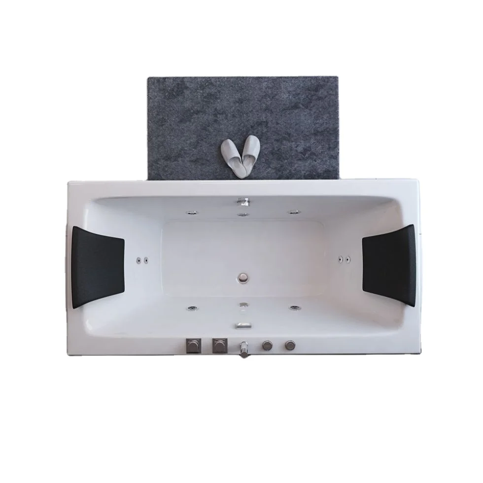 

1.70m Freestanding White whirlpool Bathtub Acrylic Massage Bathtub Soaking Bathtub