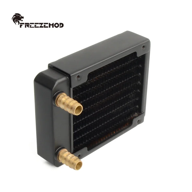 FREEZEMOD-radiador de refrigeración por agua para ordenador, disipador de calor de 80mm de cobre, soporte de 25mm de espesor, ventilador de 8cm