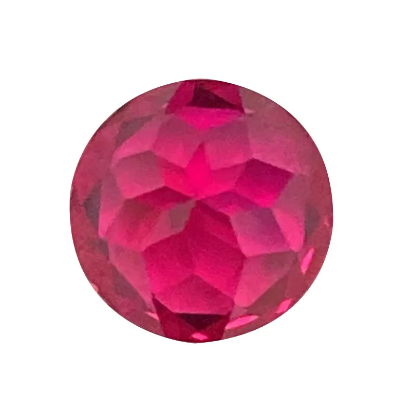 Hochwertiger Rubin, UV-geprüft, Taubenblut-Rubin, 12,0 mm, 6,0 ct, runder Schliff, Edelstein für Schmuckherstellung/Sammlung, Edelstein – Detail 4