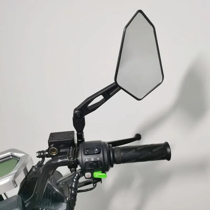 Durable Motorcycle Rear Mirrors 360° Rotatable for Spiegel Paar Honda Yamaha Kawasaki Maverick Booster M10 Enduro KTM Suzuki