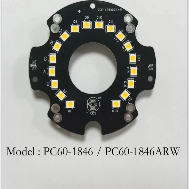 ACCESORIOS DE CCTV LED de visión nocturna, placa de luz infrarroja 18 IR para cámara de seguridad de vigilancia, IP, CCD, AHD