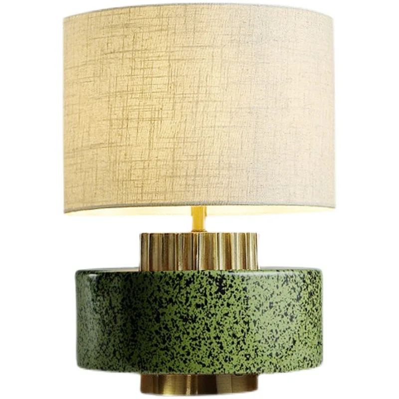 

Ceramic jar retro bedroom bedside living room lamp