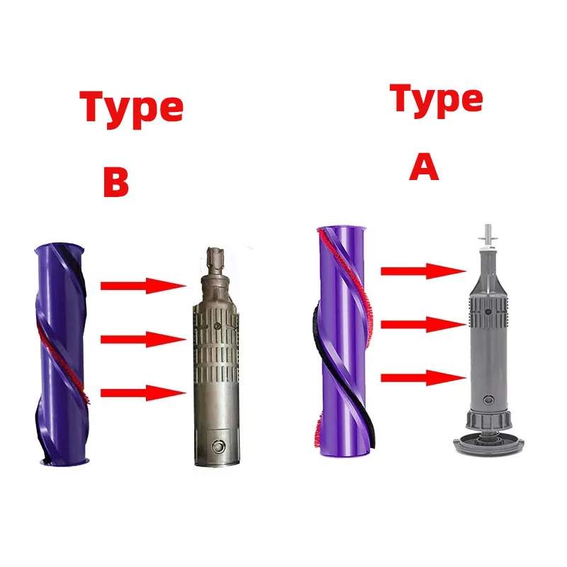 Rullo spazzola per Dyson V8 o V10 spazzola di ricambio per aspirapolvere Roll Bar(3 poli o 4 poli) parte 967485-01/969569-01