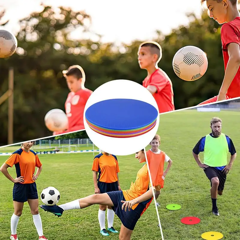 Soccer Disc For Training Portable Soccer Sign Disc Exercising Plate Disc For Soccer Multifunctional Training Equipment For