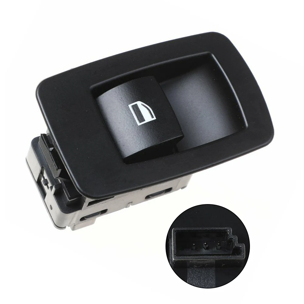 Window Glass Lifter Switch Auto Accessories Direct Replacement Switch Lifter Button 1pc Black For BMW 3 E90 E83