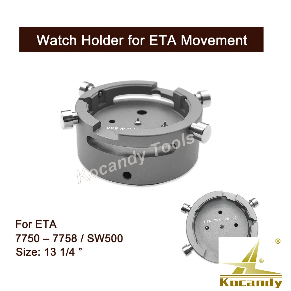 Watch Movement Holder for ETA 7750 - 7758 / SW500 13 1/4 Tool for Watch Repairing