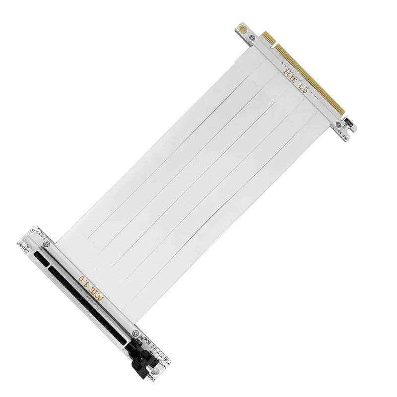 PCIE 3.0 X16 Full Speed Graphics Card Extension Cable 3080Ti Right-angle Adapter Cable ATX Chassis Vertical Conversion Expansion