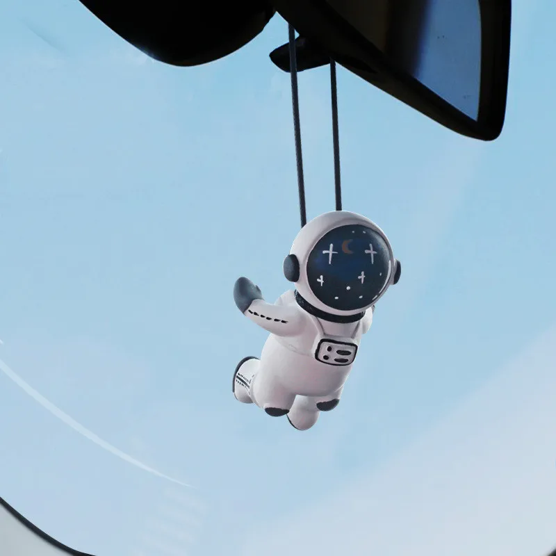 Car Pendant Astronaut Model For Car Rearview Mirror Pendant Car Interior Decoration Auto Products Accessories Interior