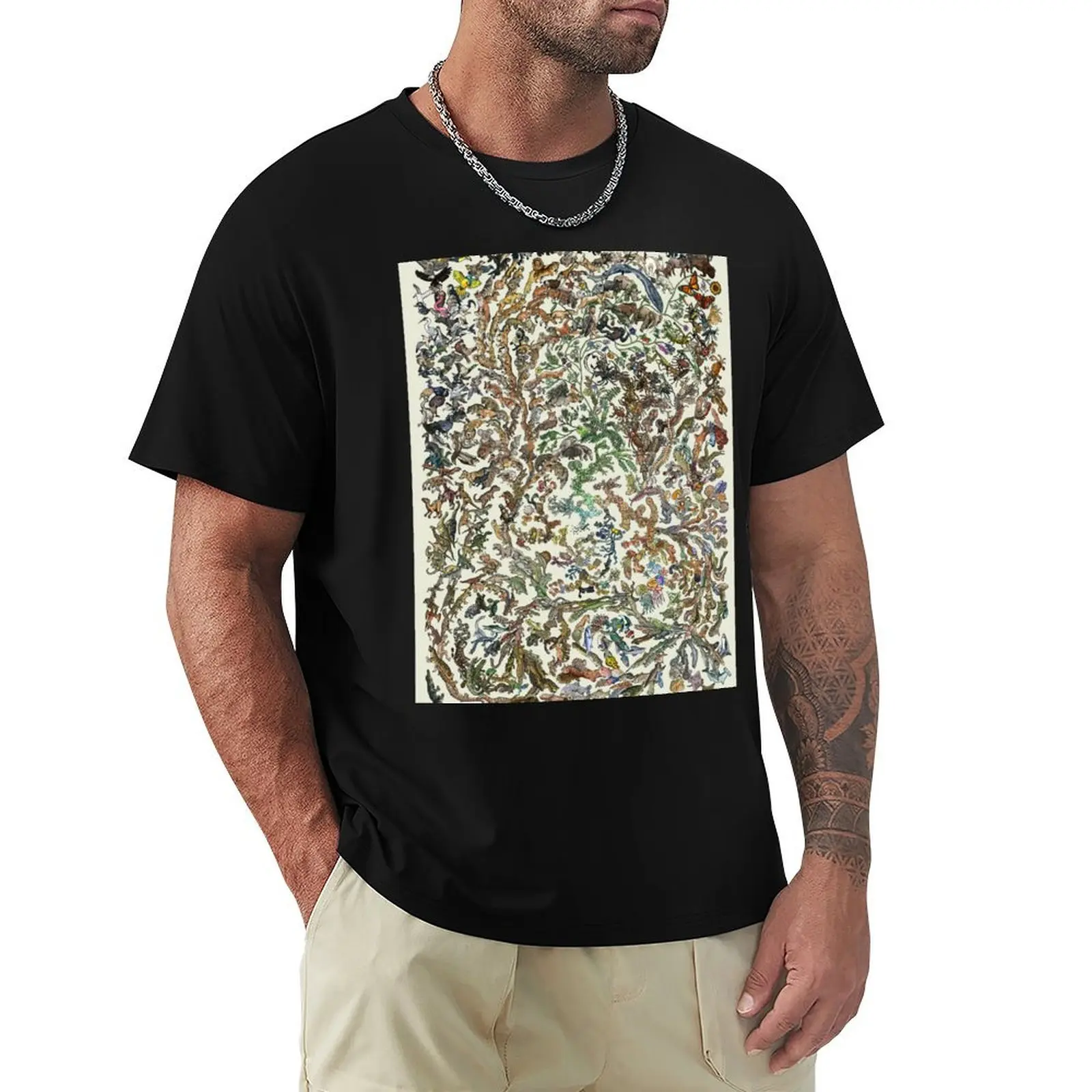 Tree of Life Poster - Animal Evolution - Colour (New Design Available) T-Shirt Comfortable Daily Wear Tee