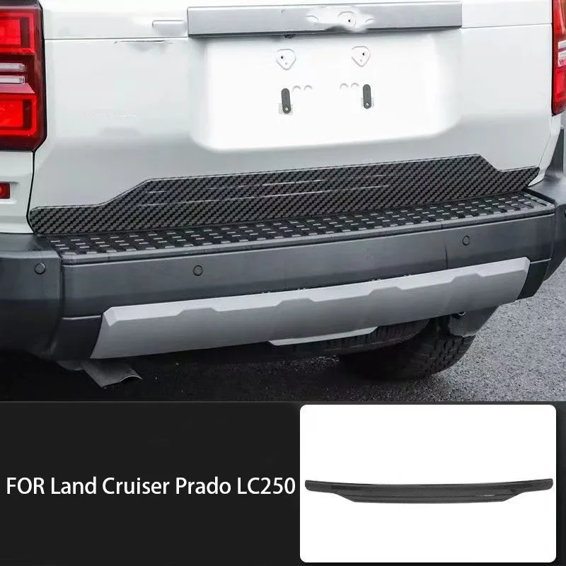 

FIT For Toyota Land Cruiser Prado LC250 2024 2025 2026 ABS Black Rear door Rear Tailgate Trunk Lid decorative panel Cover Trim