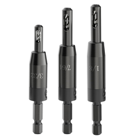 OLTRE-Self Centering Drill Bit Set, For 1/4 In Hex Shank Drill, Countersink Drill Bits For Wood And Hole 3/32In, 7/64In, 1/8In