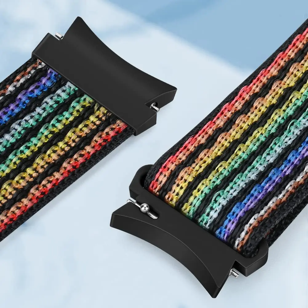 Keine Lücken Nylon Loop Band für Samsung Galaxy Uhr FE-7 5-Pro 44mm 40mm Sport gürtel 20mm Armband Galaxie 4-6 klassische 43/47mm Armband