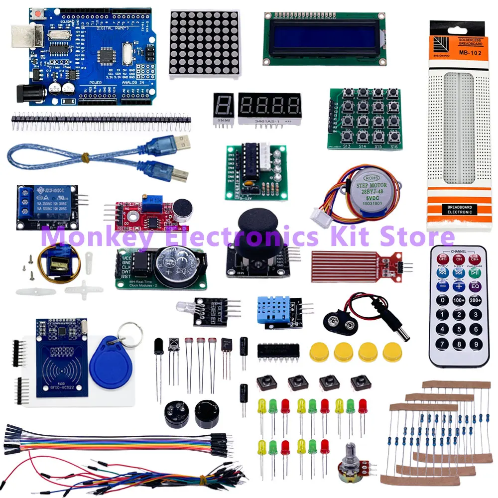 Upgrade RFID entry Learning programming of things and learning Internet kit for R3 development board Stepper motor learning kit
