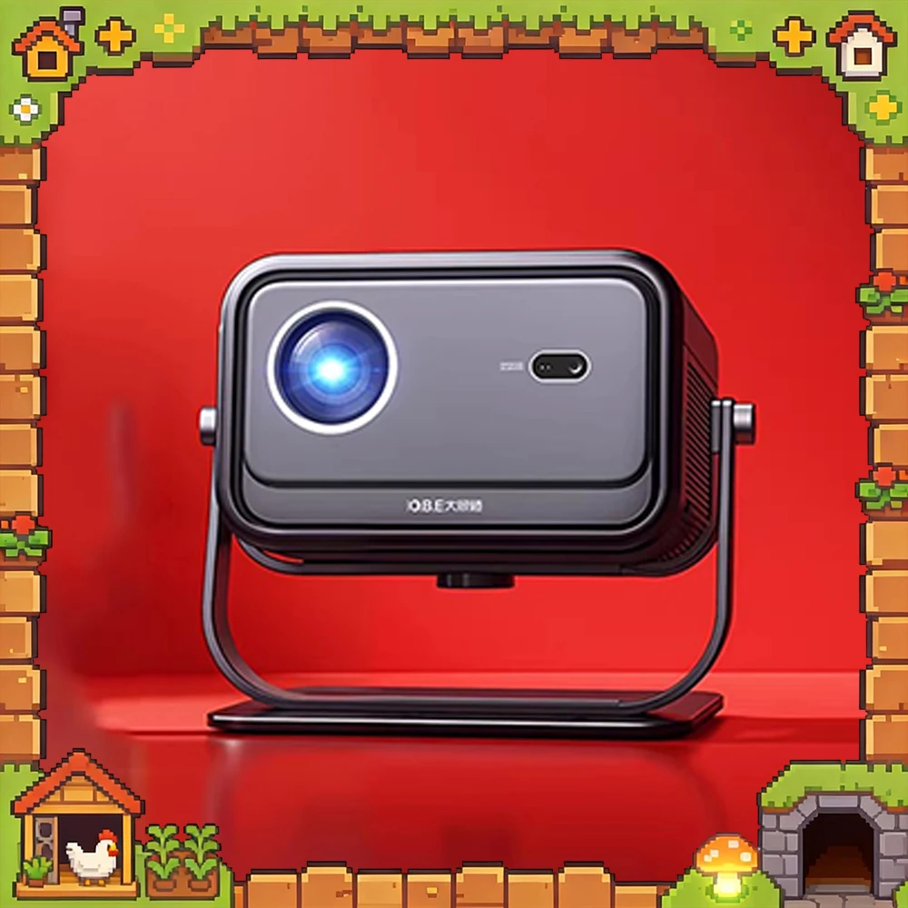 

Проектор OBE C3Ultra 1080P HDR10 1000 CVIA с адаптацией к стене, контрастностью 3000:1, интеллектуальным обходом препятствий