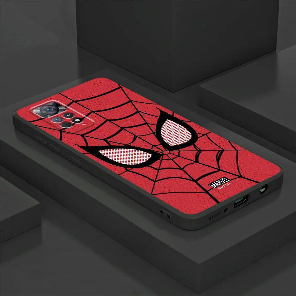 Marvel Sipider man Case for Xiaomi Mi 12 Lite 11T 11 Lite Note 10 13 CC9 Pro 10T Pro 12T 13 Pro 11T TPU Soft Cover