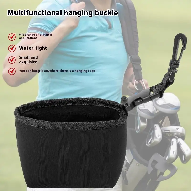 

Easy-Clean Waterproof Golf Scrub Bag Portable And Detachable Enhance Club Performance On-The-Go-Essential Accessory For Golfers
