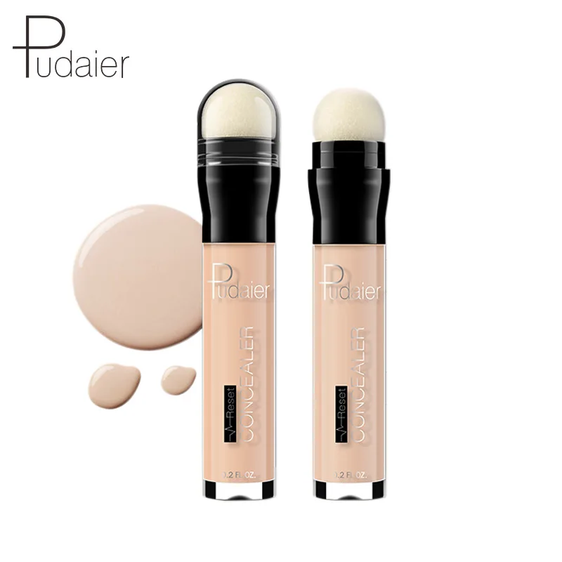 Pudaier Mushroom Liquid Concealer Face Makeup Dark Circles Corrcetor Blue Cream Make up Cosmetics Smooth Foundation Soft Pen 1Pc