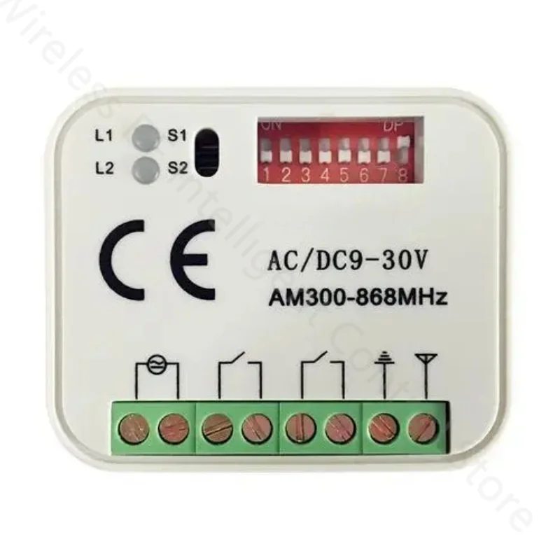 1 SZT. częstotliwość 433MHZ-900MHZ AC DC 9-30V odbiornik 868mhz pilot zdalnego sterowania 433mhz — zdjęcie produktu 5