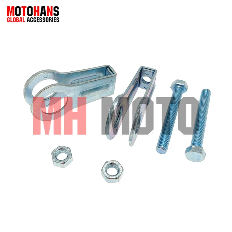 

1 SET MOTORCYCLE IRON CHAIN TENSIONER ADJUSTER 20/15MM HOLE FOR YAMAHA YBR125C LIBERO125