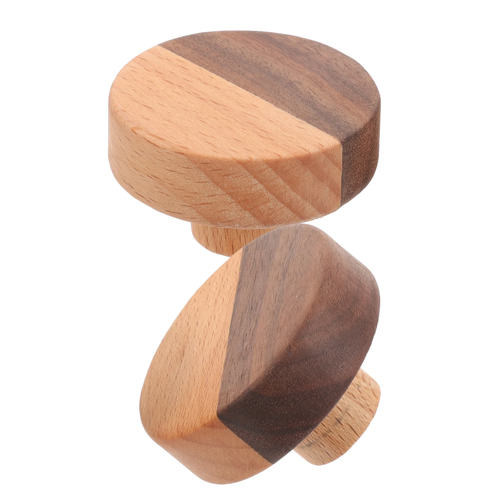 

2Pcs Wood Dresser Door Knob Knobs les 5cm Rustic Modern Dresser Knobs Cabinet Pulls Hardware for Cupboard Wardrobe
