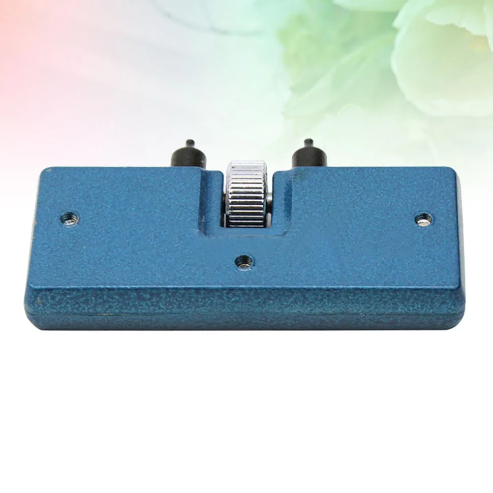 

Professional Watch Adjustable Back Case Opener Metal Blue Lightweight Repair Back Case Remover Watchmaker Holder Tool