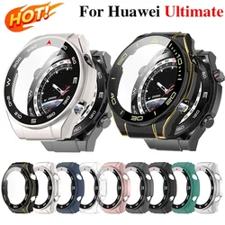 Tempered Glass + PC Cover for Huawei Watch Ultimate Full Coverage Protective Bumper Case for Huawei Ultimate Accessories