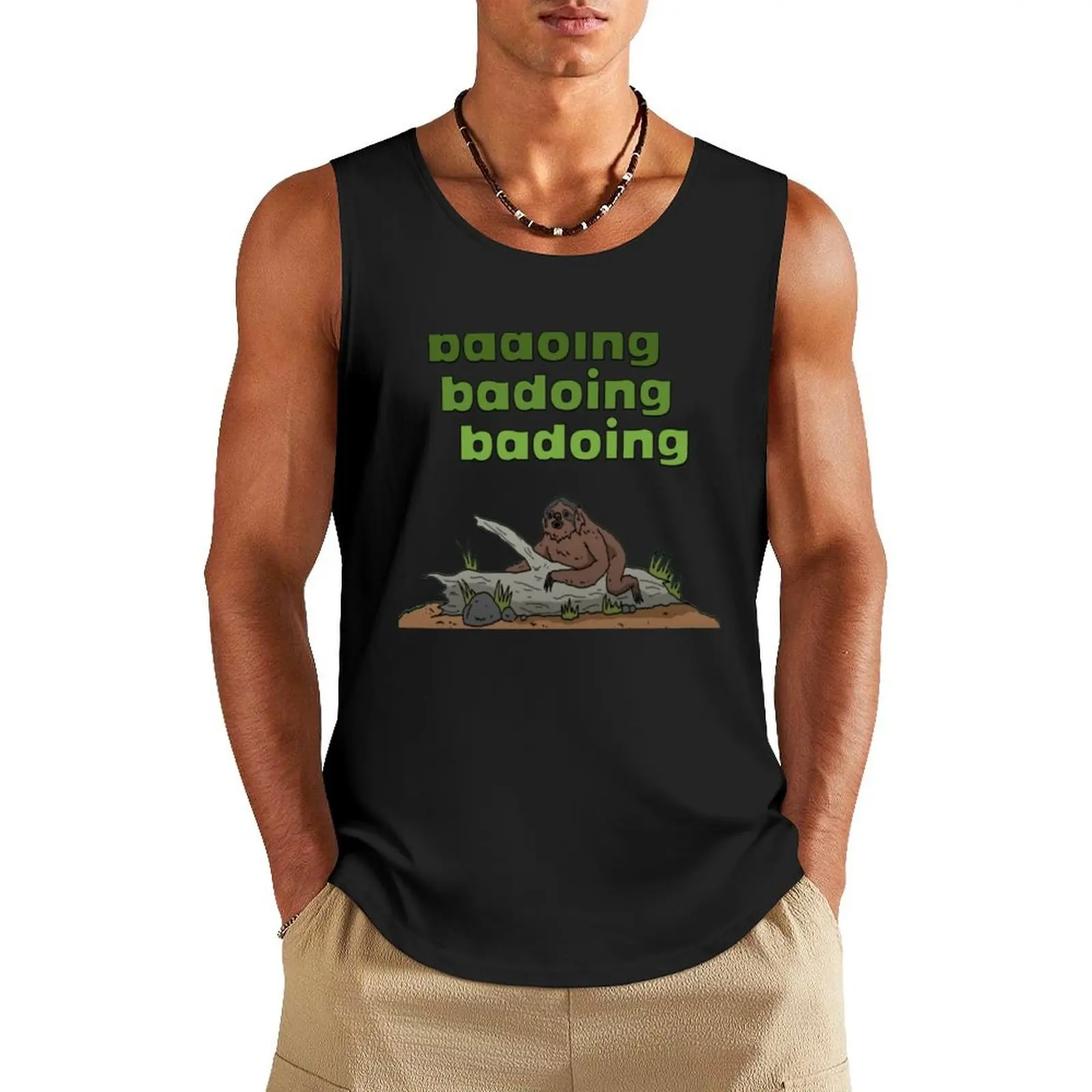 

badoing Tank Top Men's tops gym training accessories summer clothes men 2025