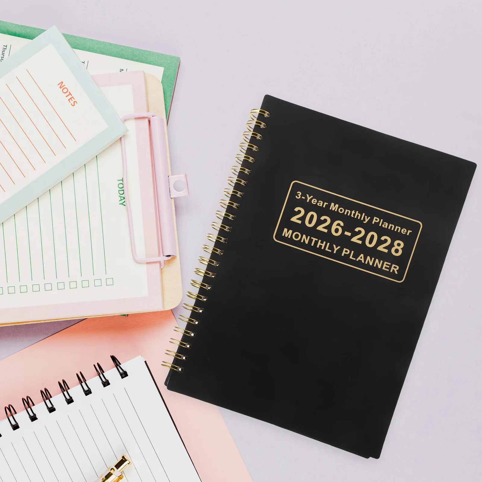 

2026-2028 Monthly Planner Book A5 Spacious Writing Area Academic Planner For Students Professionals Coil Bound