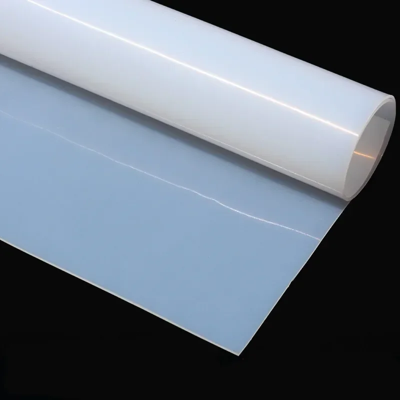 yesSilicone rubber sheet 1/1.5/2/3/4/5mm thickness board film 500*500mm width thin board white rubber seal gasket