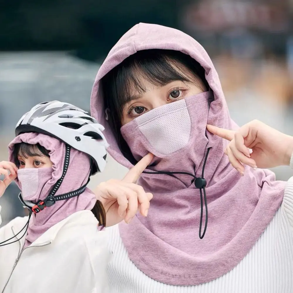 

Мягкая Балаклава на шнурке, шапка, ветрозащитный однотонный пуловер, шапка, Манишка, защита ушей, шапка для шлема для девочек