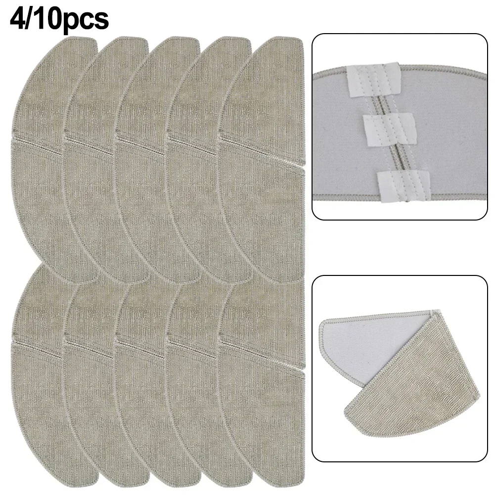 4/10pcs Mop Cloth For S8,S8 Plus For CLIEN T24 For ThinkAir RV50 Pro Robot Vacuum Cleaner Accessories Mop Rags Replacement