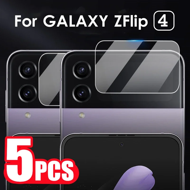 For Samsung Galaxy Z Flip 4 5G Tempered Glass Protective ON ZFlip4 Flip4 Back Full Cover Screen Protector Camera Lens Cover Film