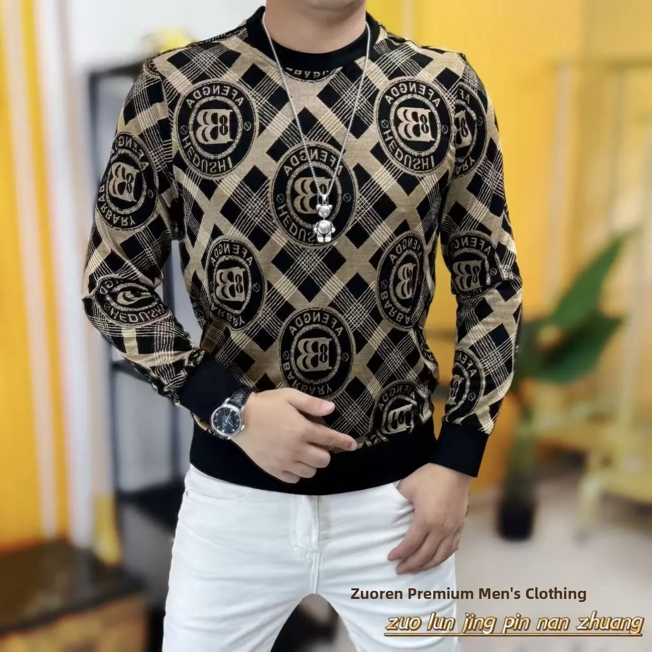 

Faionable Long Sve круглая футболка Ne, мужская облегающая эластичная футболка из полиэфирного волокна, осеннее новое поступление, дышащая удобная одежда...