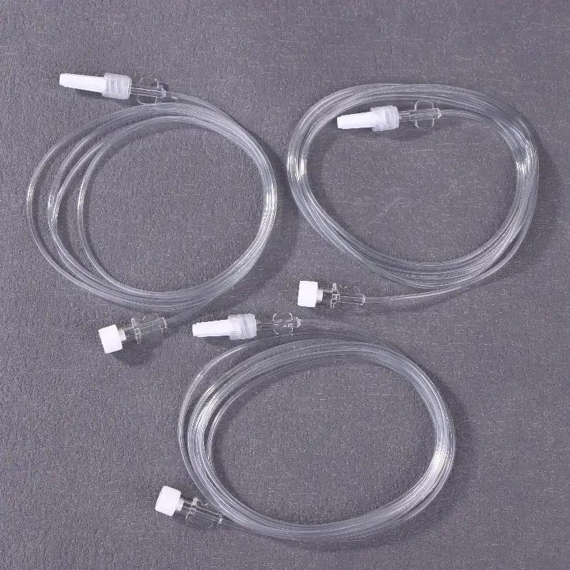 멸균 의료용 마이크로 펌프 연결 라인 일회용 IV 주입 연장 튜브 120/150/180CM 주사기용 - 의료용 등급