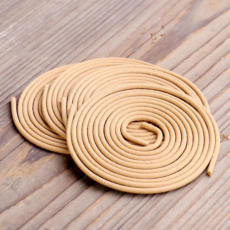 Natural Sandalwood Coil Incense 40 Plates/box Lavender Jasmine Rose Aromatherapy Fragrance Indoors Burner Indian Buddhist