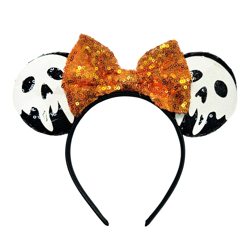 Chic Mickey Mouse Ears Headbands Women Halloween Party Cosplay Bad Guys Hairbands Girls Festival Gift Kids DIY Hair Accessories