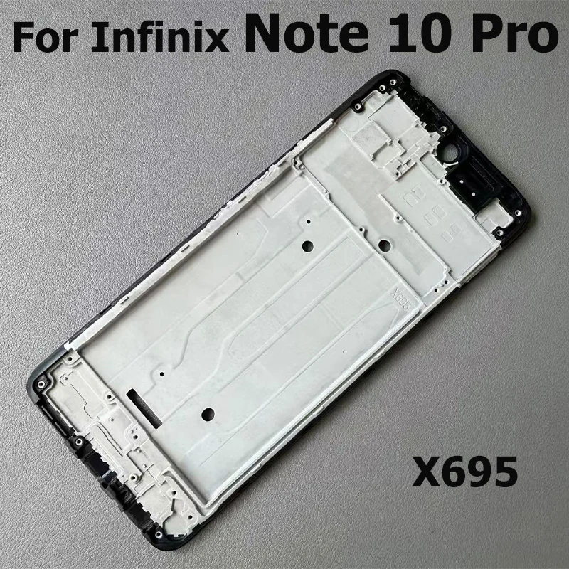 Middle Housing Frame For Infinix Note 10 Pro Front LCD Frames Holder Cover Replacement X695