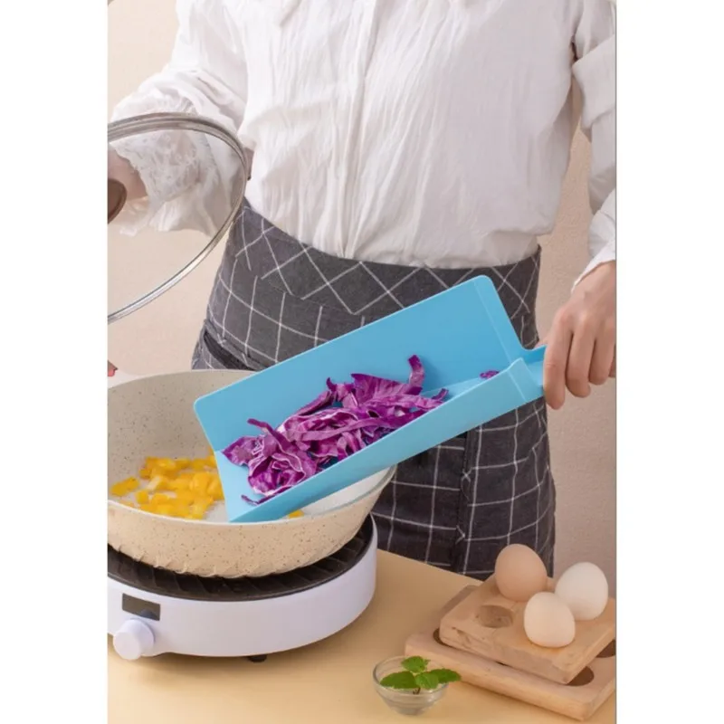 EYFL-4Pcs Foldable Cutting Board-Spatula-Shaped Multifunctional Cutting Mat, Practical Cutting Board With Higu Quality