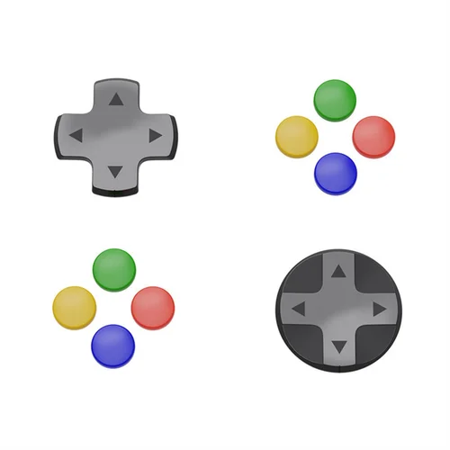 Aa60-Para Skull & Co. Juego De Tapas De Botón D-Pad Para