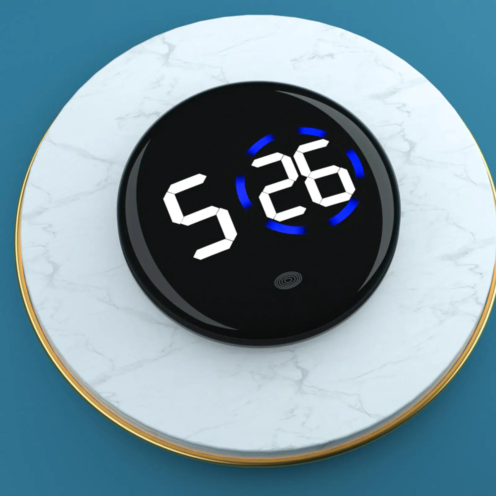 1pcs Clock For Car LED Digital Kitchen Timer Waterproof Stick On Car Clock Truck Dashboard Air Vent Truck Travel Camping Daily