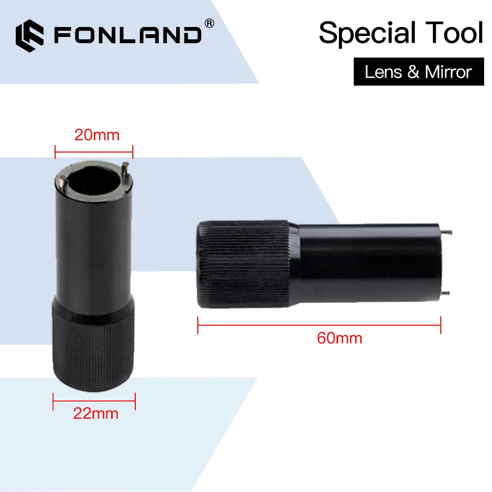 Herramienta de inserción y extracción de espejo de lente FONLAND para extracción de tuercas de tubo de lente serie C&E