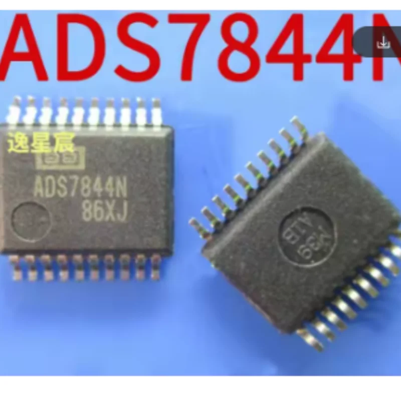 5PCS ADS7844N 12‑Bit Analog‑to‑Digital Converter ADC Chip DIP‑20 Original New Electronic Components