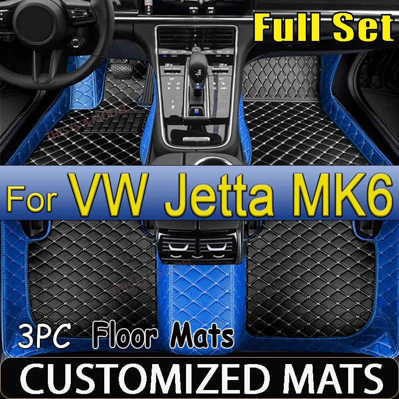 

Автомобильные коврики для VW Jetta MK6 2011-2016, авто, дропшиппинг, центральные аксессуары для интерьера, 100% подходят, кожаные ковры, подушечки для ног