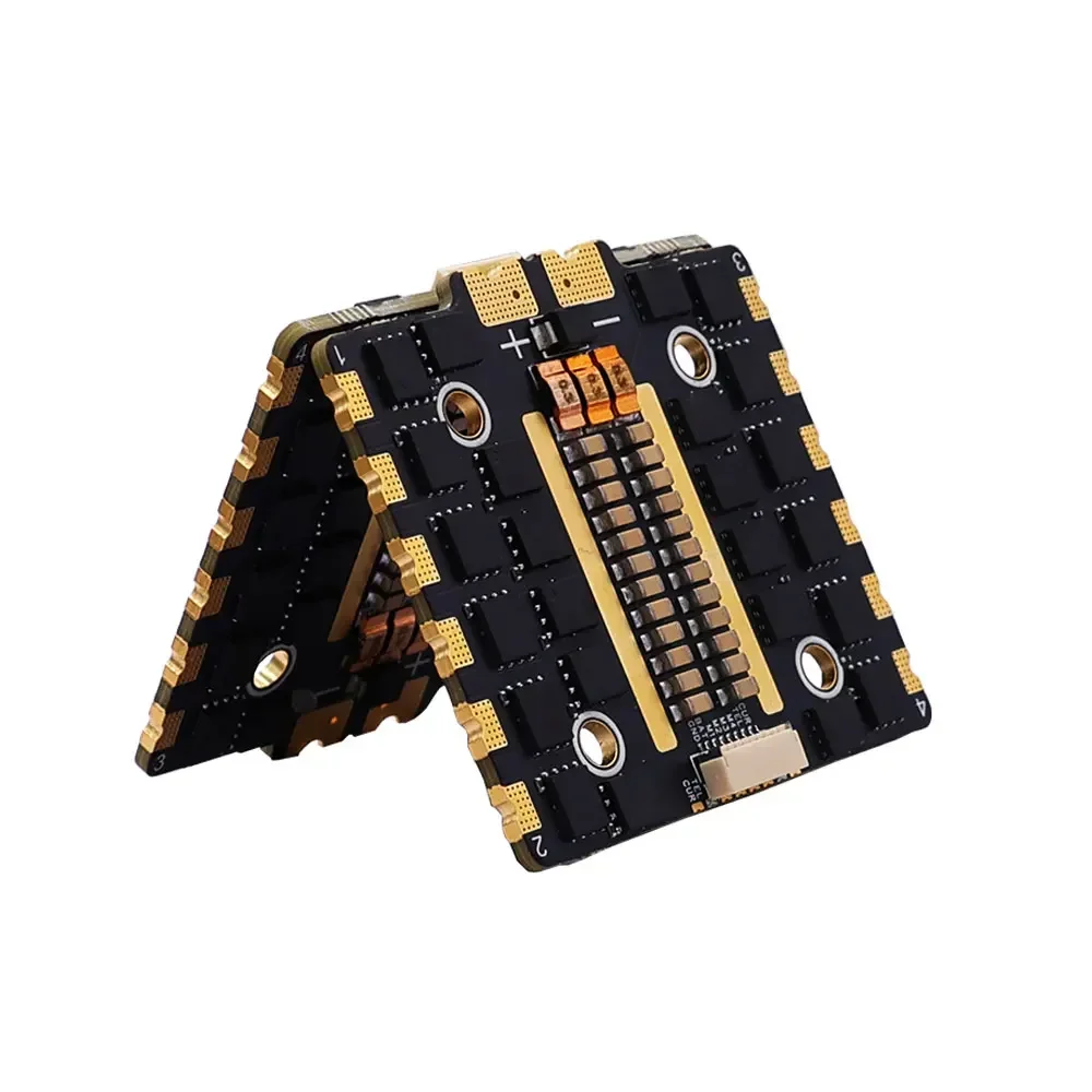 HAKRC 5139 90A/100A/110A 4-in-1 ESC 2-8S supports PWM Oneshot125 Oneshot42 multi-point Dshot150 Dshot300 Dshot600 model aircraft