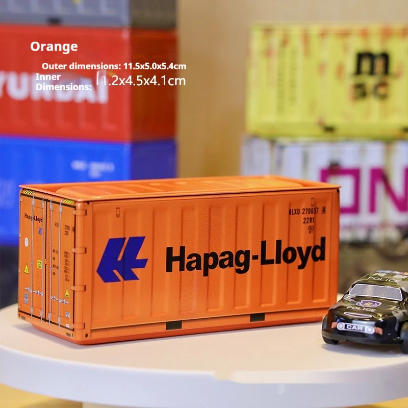 

Миниатюрный металлический ящик для хранения, модель, креативный настольный орнамент, глухая коробка, игрушка, фигурка, имитация контейнера, модная коллекционная