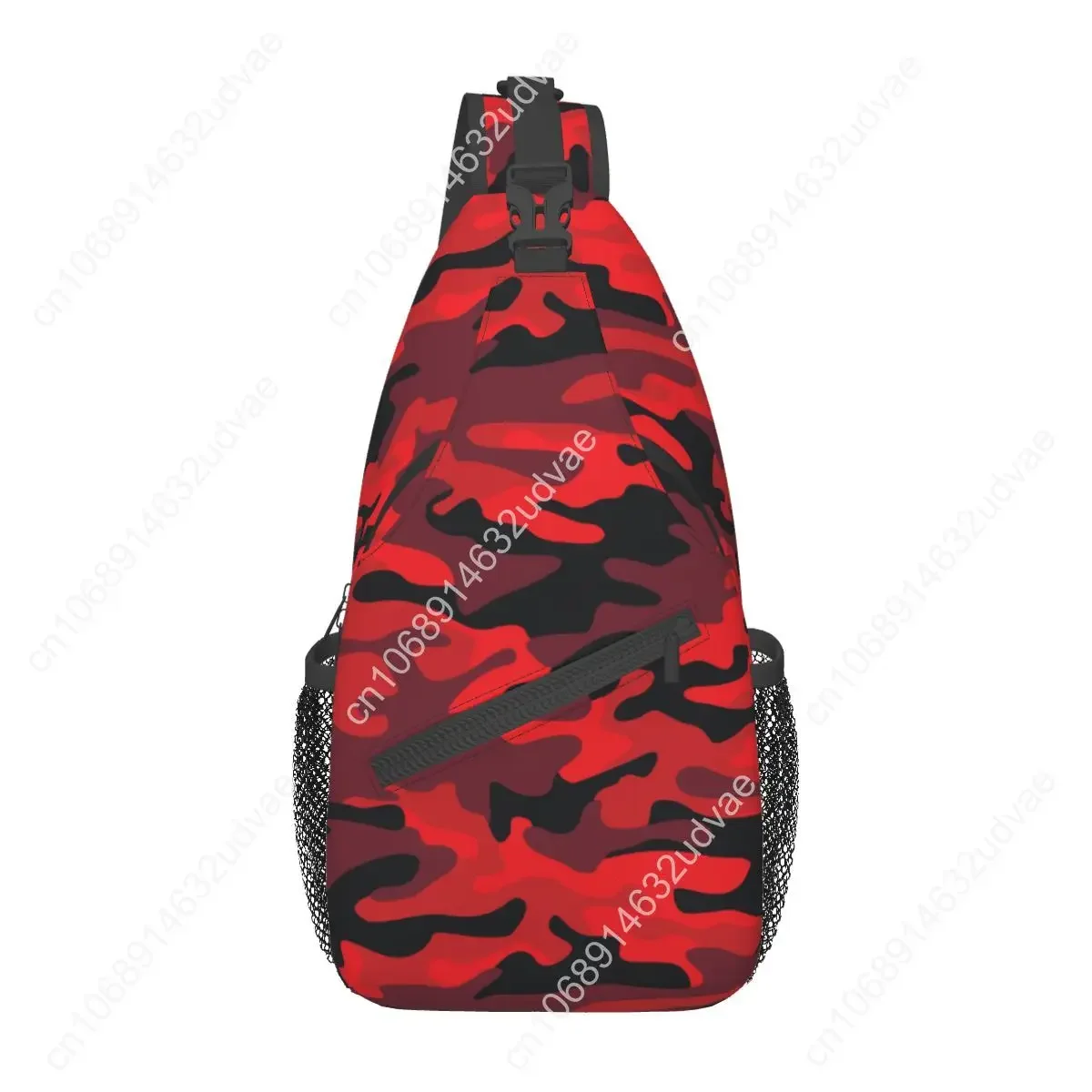 CamSolomon Red Military Sling Bag Chest Pack Insider Crossbody Backpack Outdoor Sports Daypacks Car