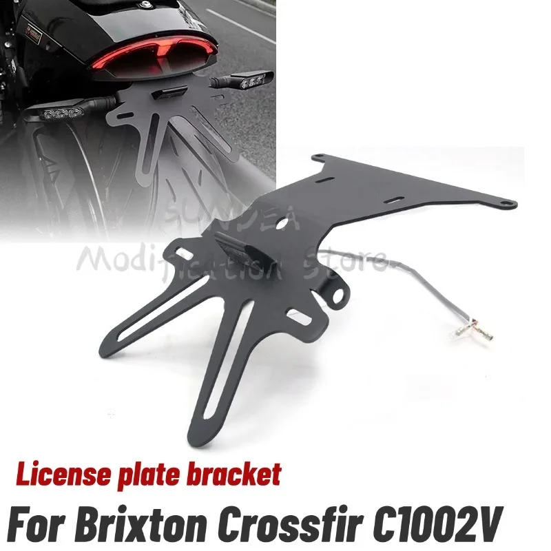 

New For Brixton Crossfir C1002V C 1002V Motorcycle Tail Mount License Plate Bracket Rear Bracket Accessories