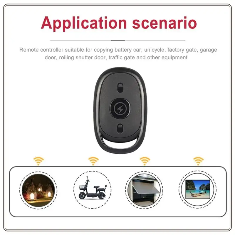 سيارة كهربائية استنساخ التحكم عن بعد العالمي حساسية عالية الناسخ مفتاح 433.92 ميجا هرتز فتحت الباب التحكم عن بعد